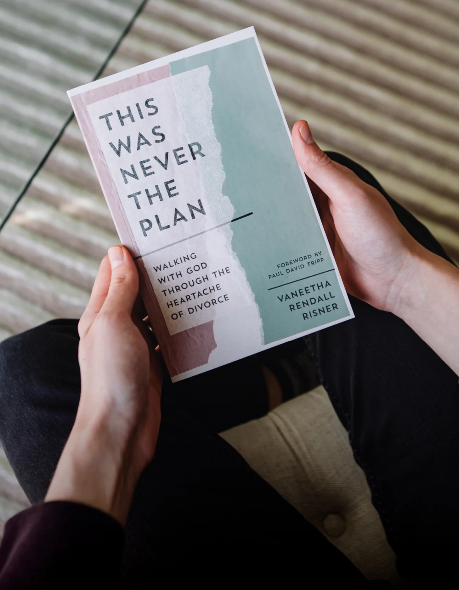 Photograph of J is for Jesus on the arm of a chair