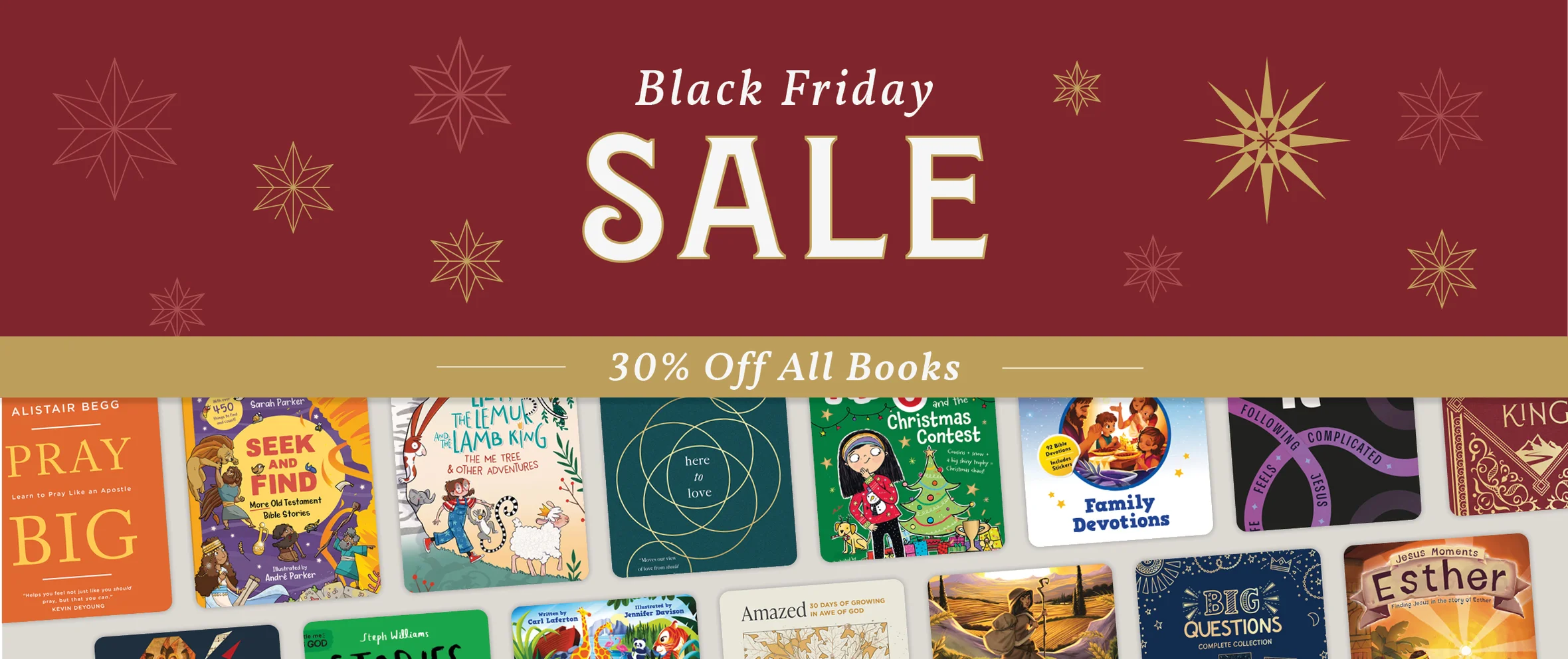 Black Friday Sale: 30% Off All Books