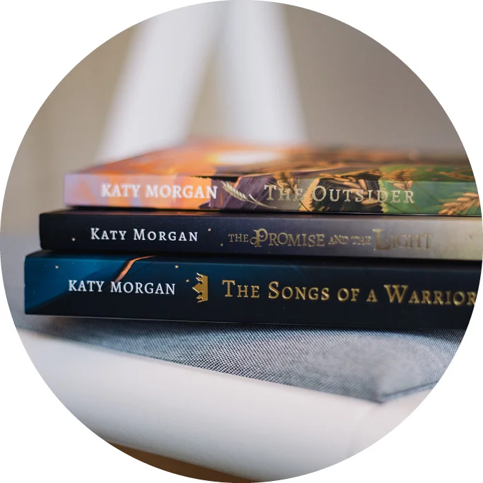 A stack of three books from the Bible Retellings Collection