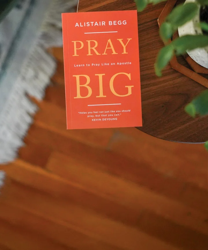 Photograph of Pray Big in a home